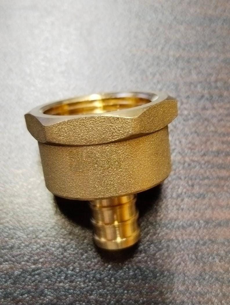 1/2 PEX x 3/4 FPT Brass Adapter