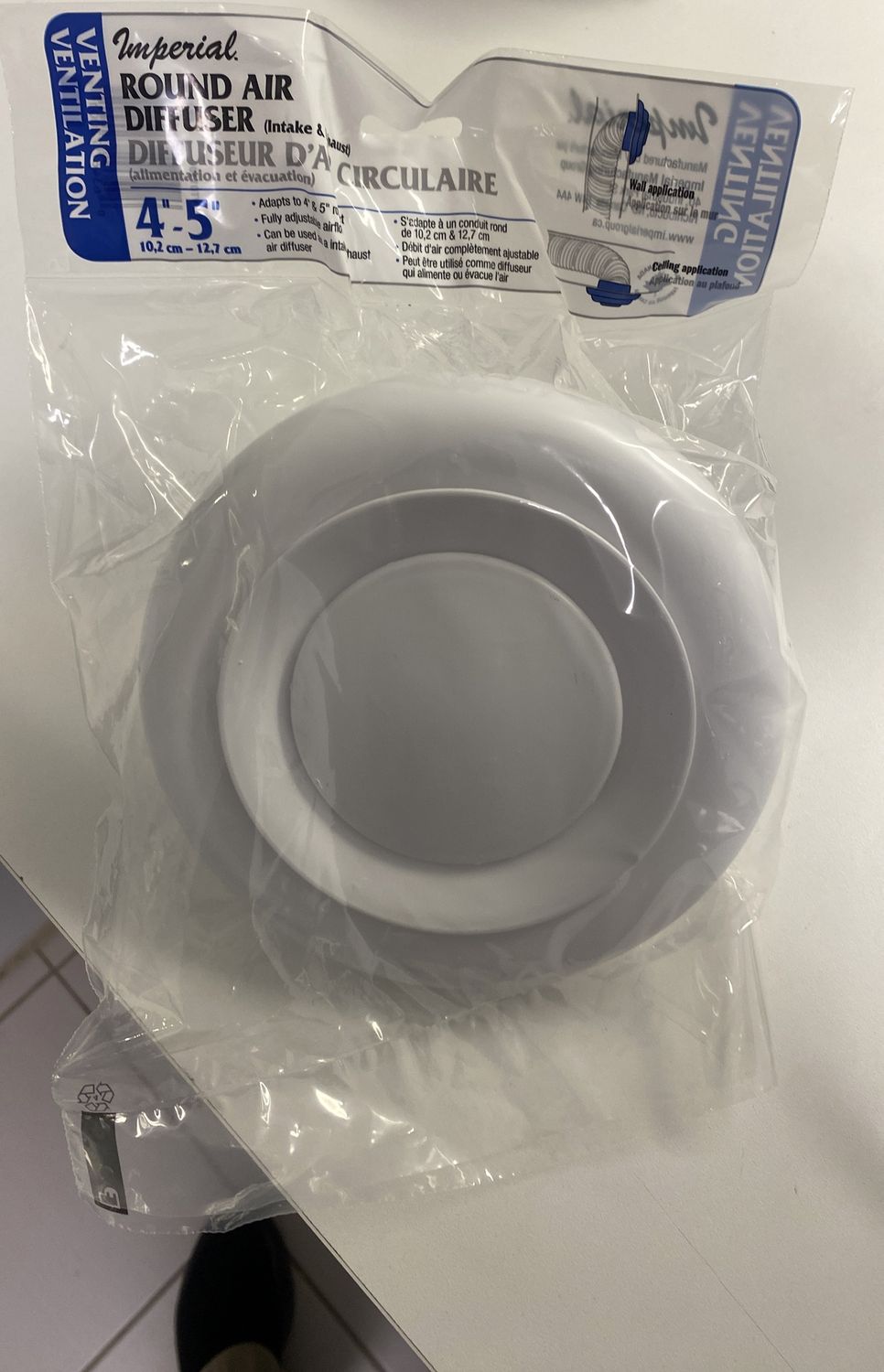 4”-5” Round Air Diffuser