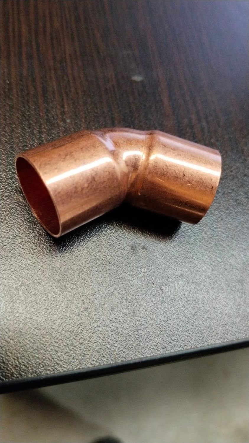 3/4 Copper Elbow CxC 45 degree