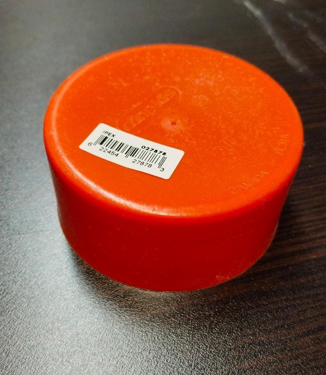3" Flex Test Cap Orange