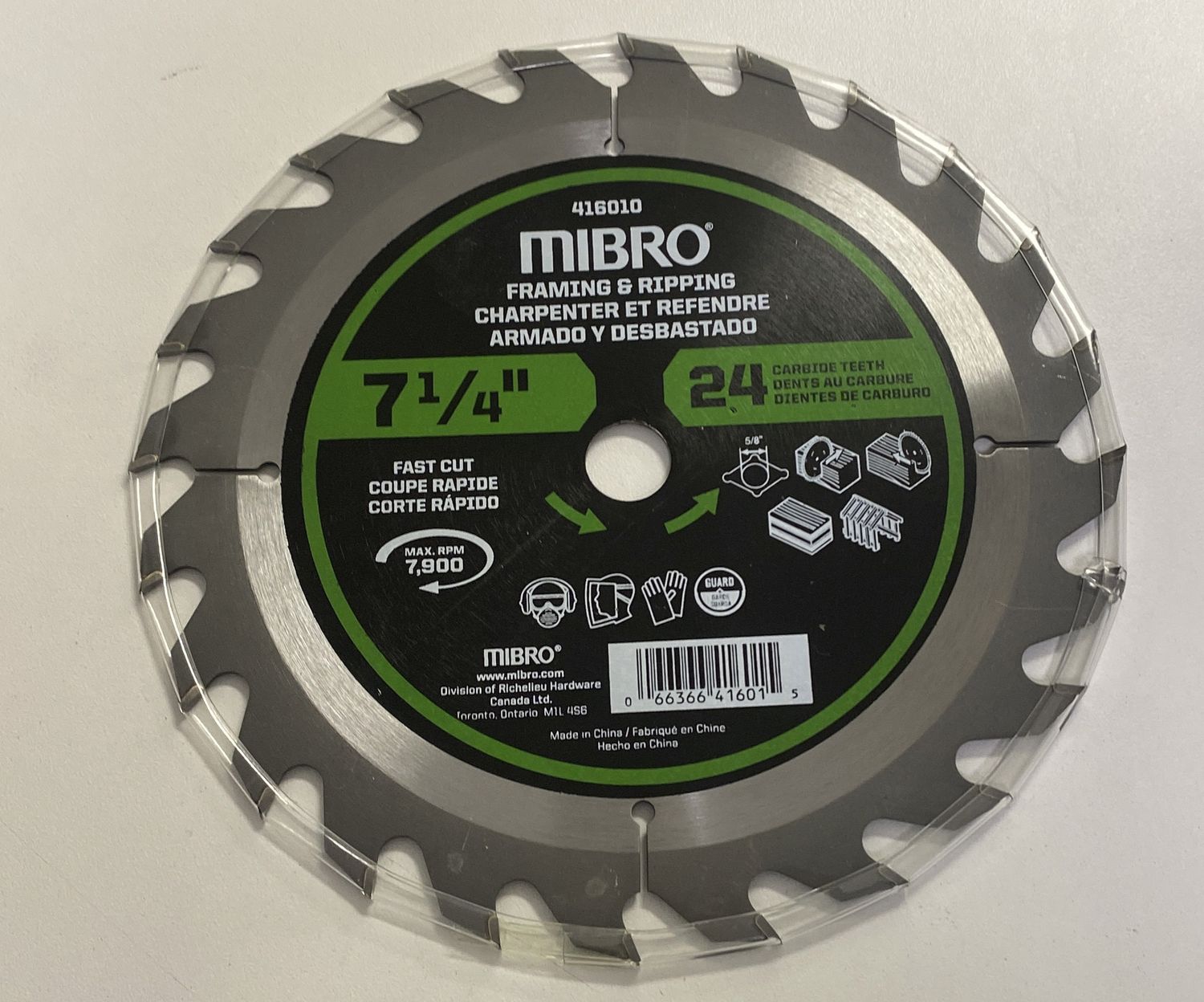 7 1/4 CRCLR Saw Blade 24 Th