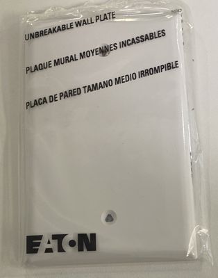 1 Gang Blank Plate White