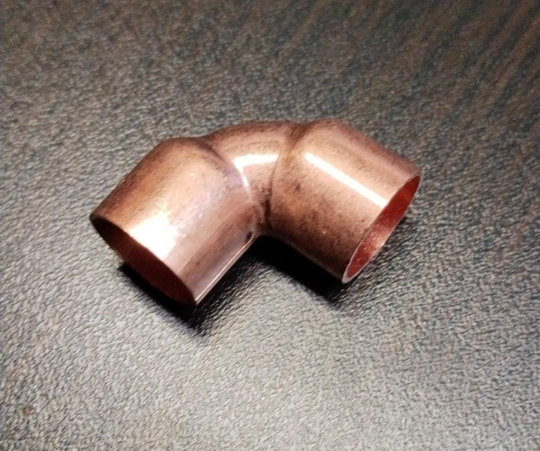1/2 Copper Elbow CxC 90 Degree