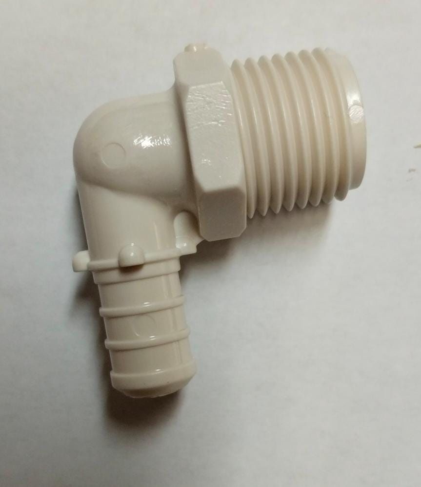 1/2 Poly-Alloy PEX x MPT Elbow