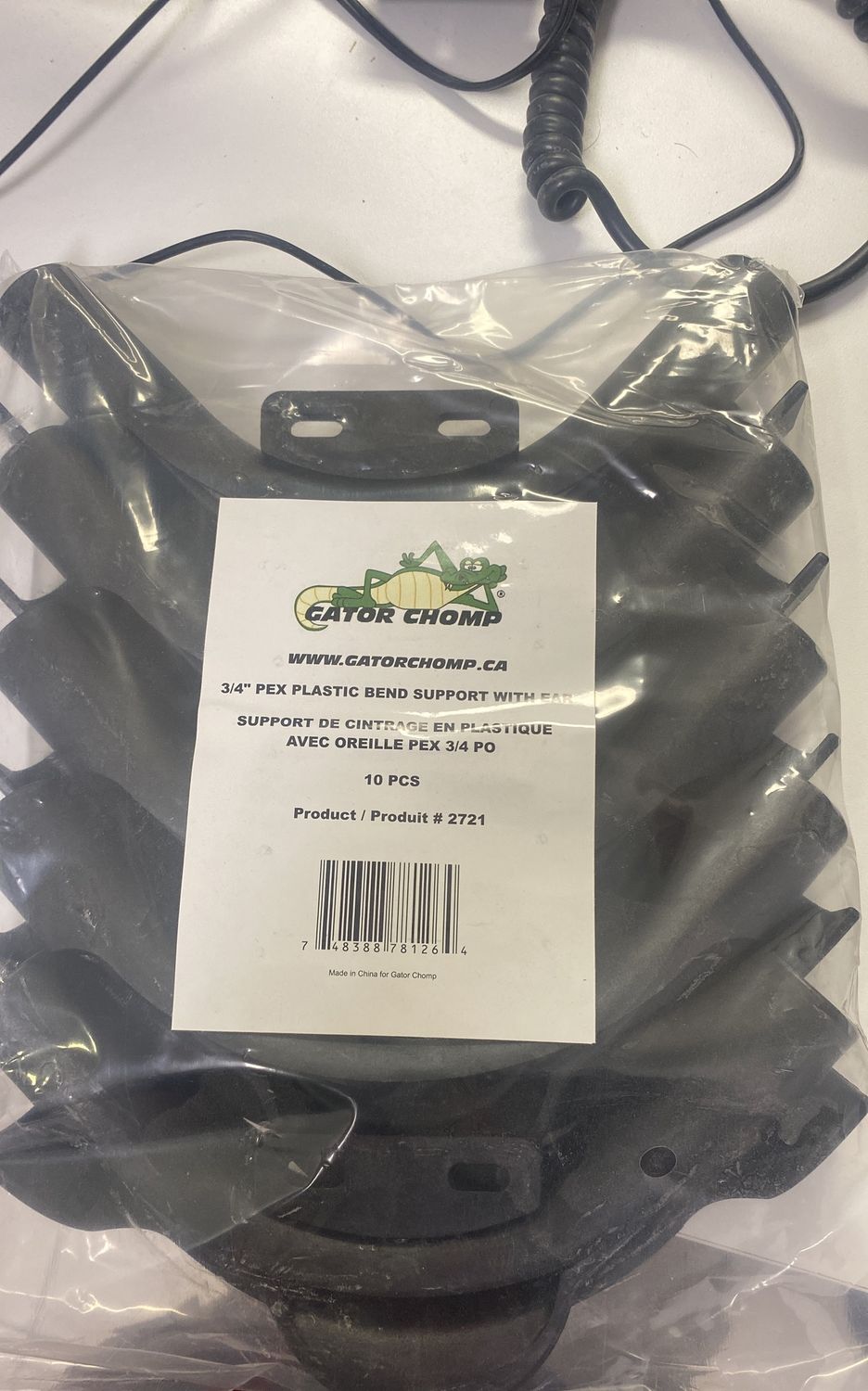 3/4 pex plastic bend 2721