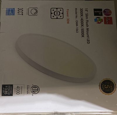 15” Slim Flush Mount LED