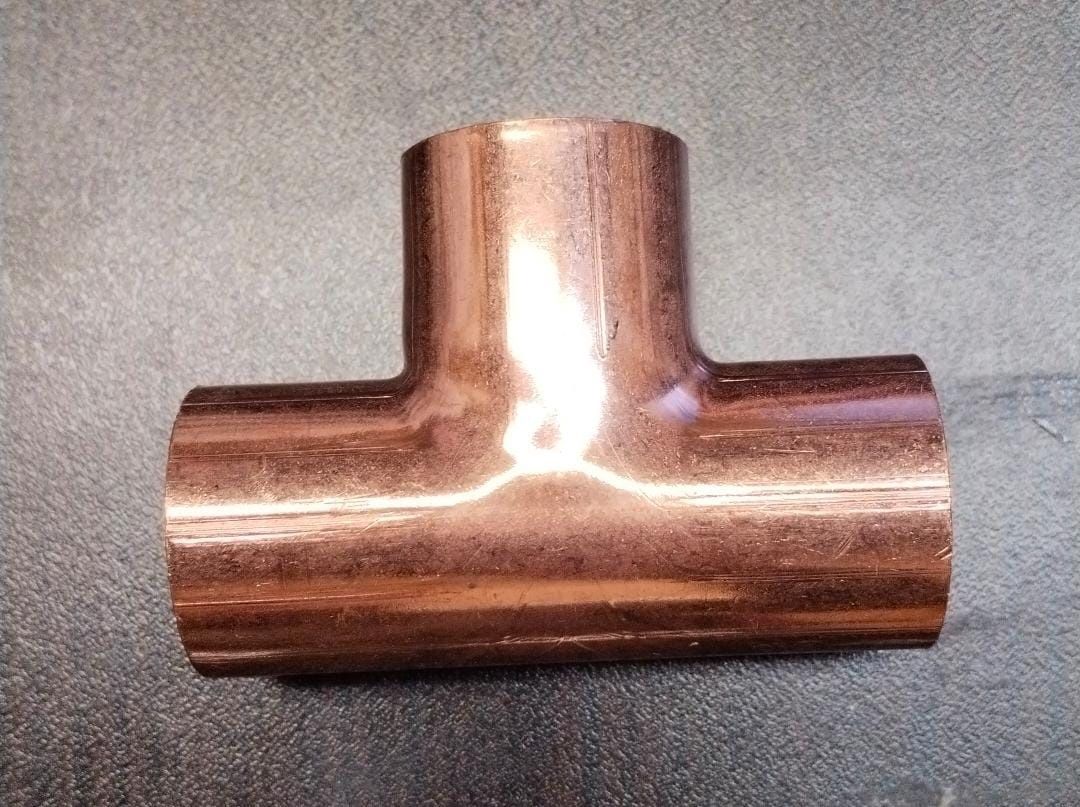 1" Copper Tee CxCxC