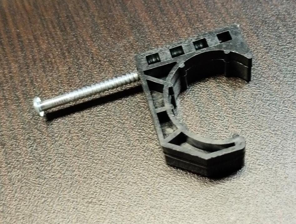 1" J-Clamp with Nail