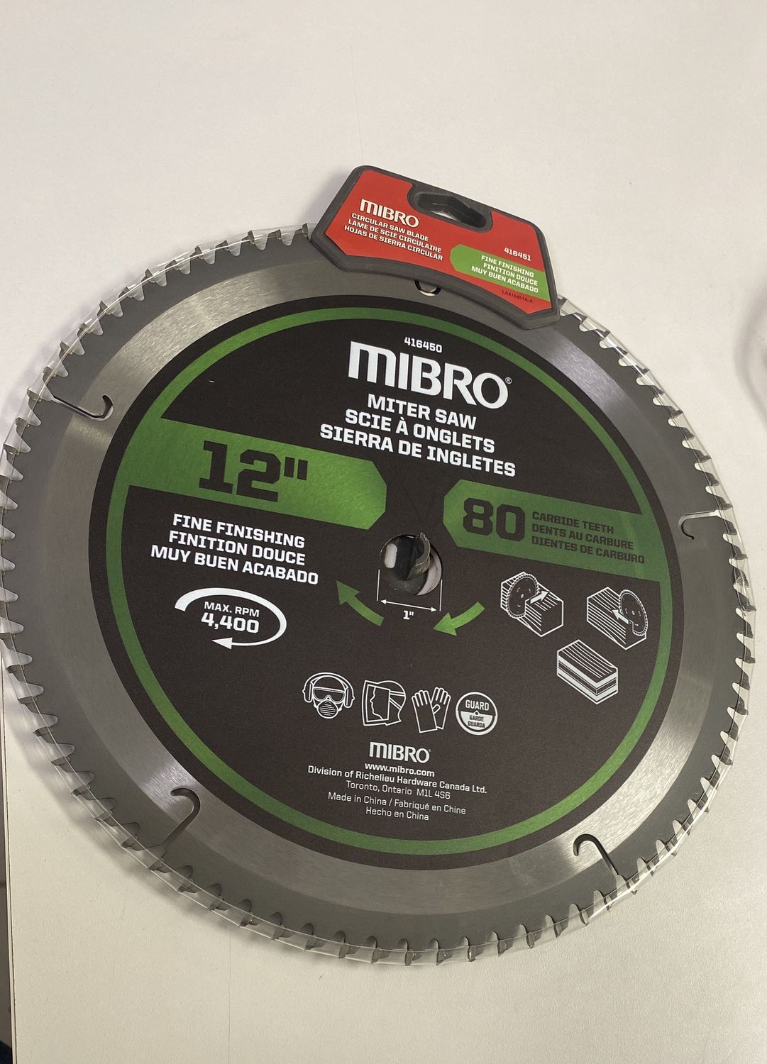 12” Mitre Saw Blade 80 Th