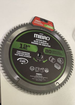 12” Mitre Saw Blade 80 Th