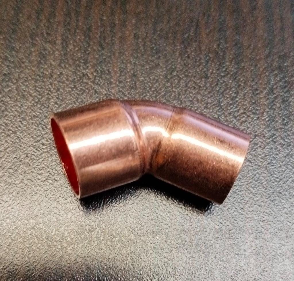 1/2 Copper Street Elbow FTGxC 45 degree