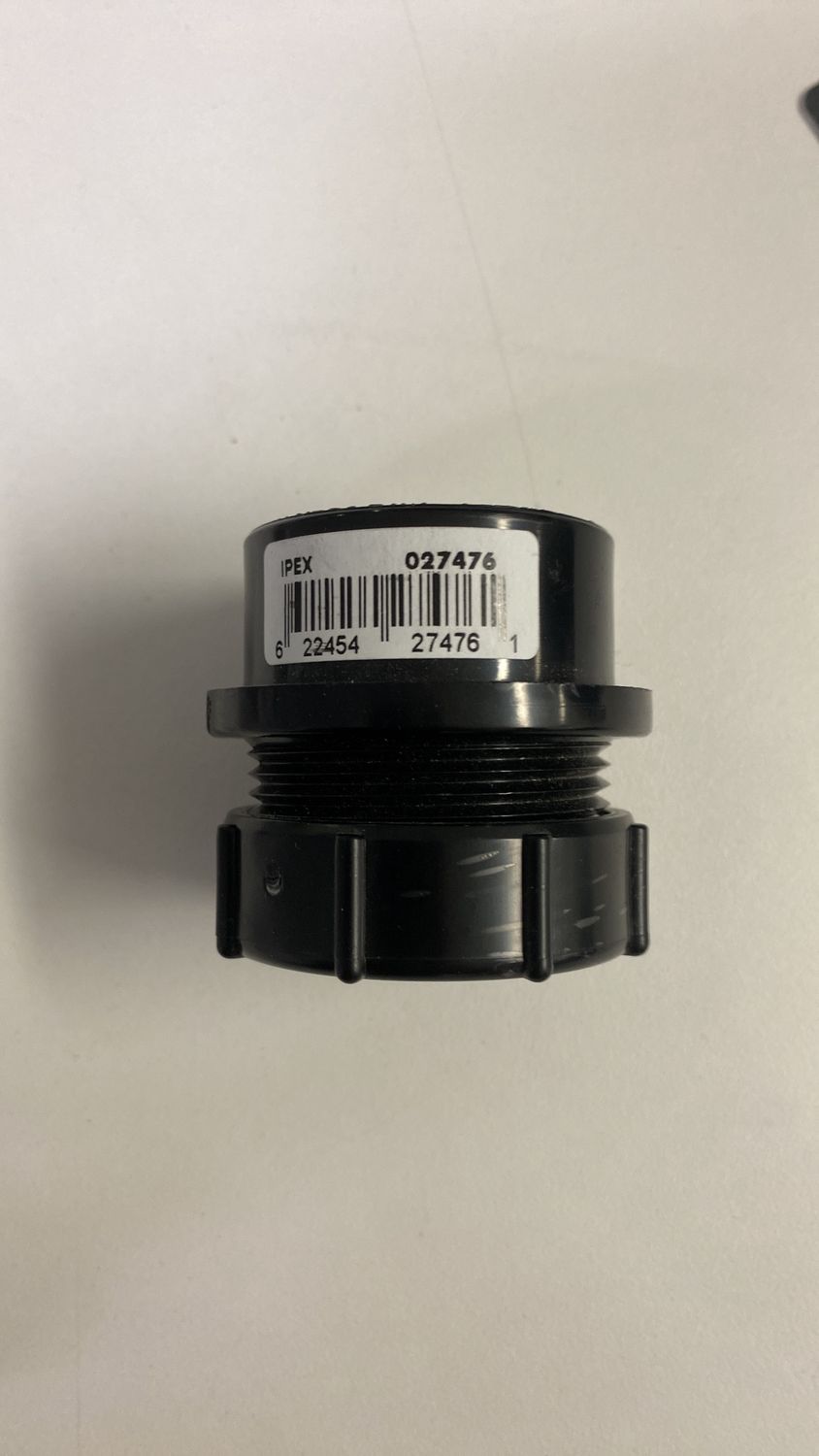1 1/4” Male adapter SP x Plastic