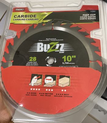 10” Table Saw Blade 28 Th