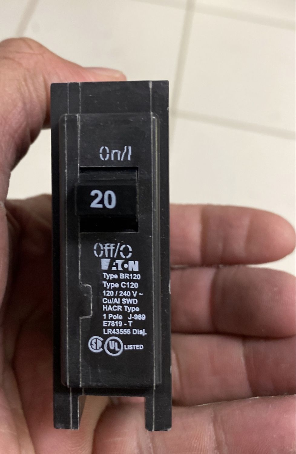 Panel breaker Eaton BR120