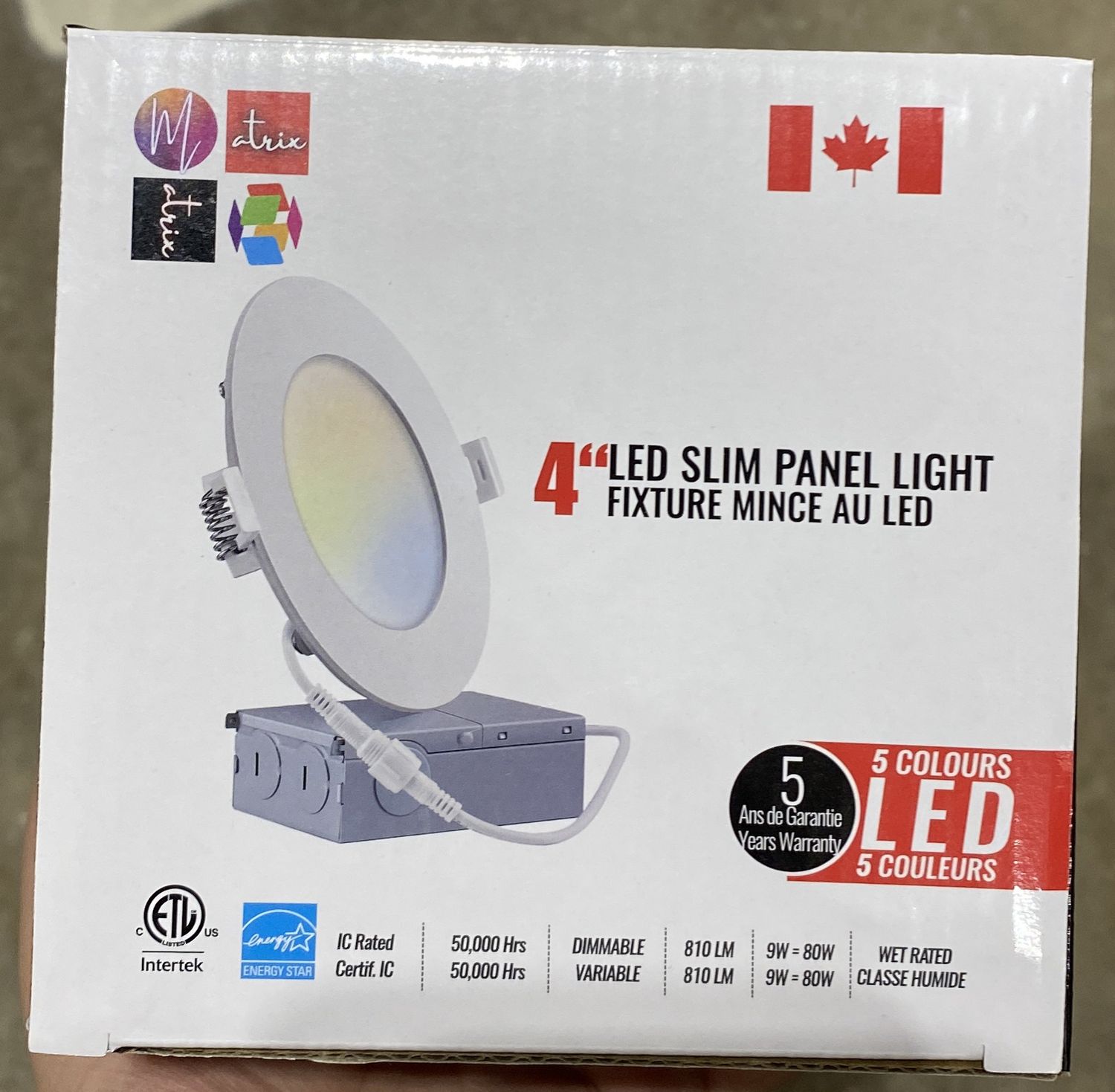 Potlight 4” 5CCT Slim