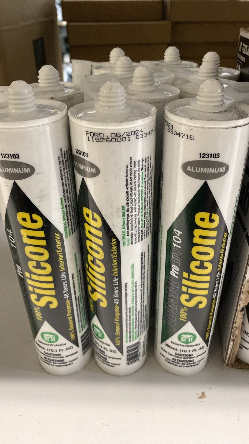 Proline silicone sealant Aluminum