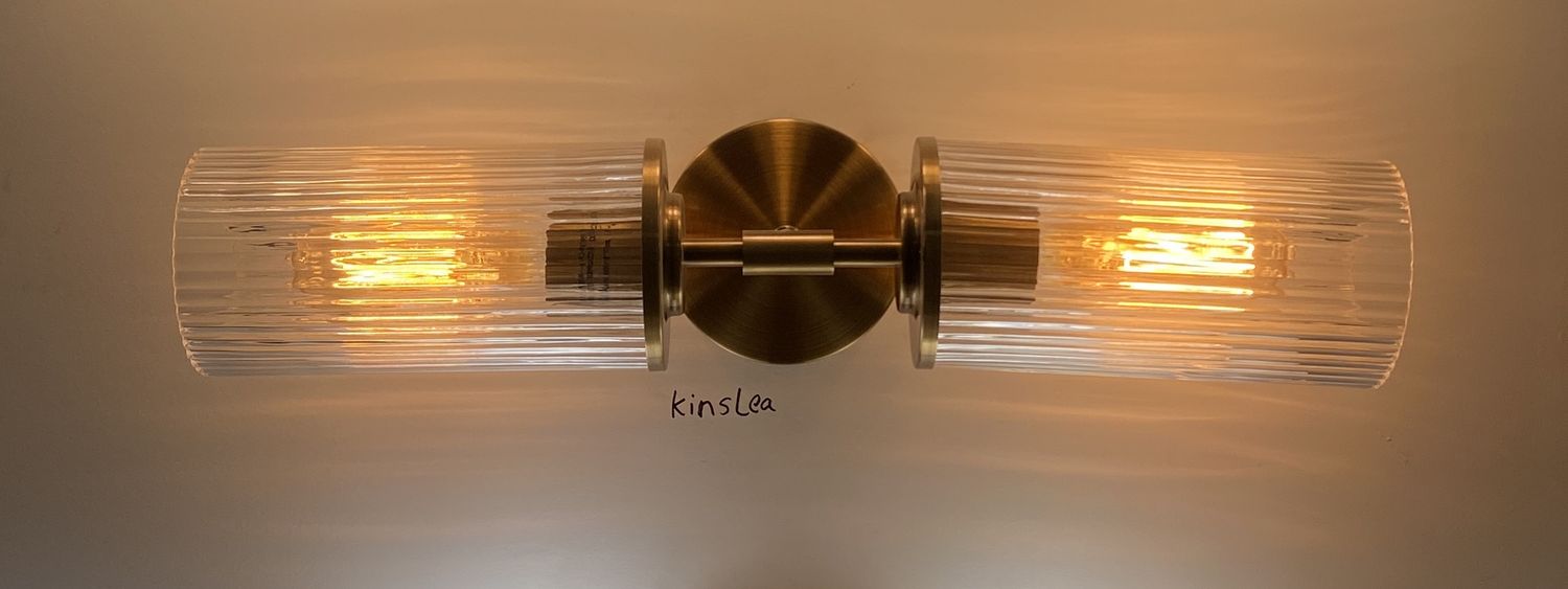 Vanity light Kinslea Black