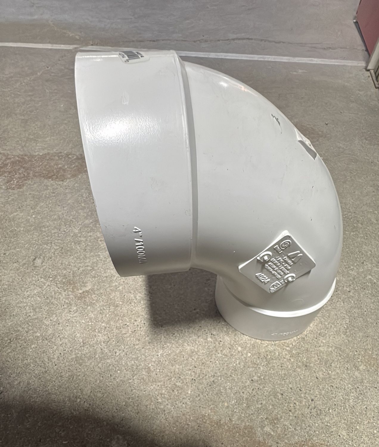 PVC Elbow 90 deg 4”