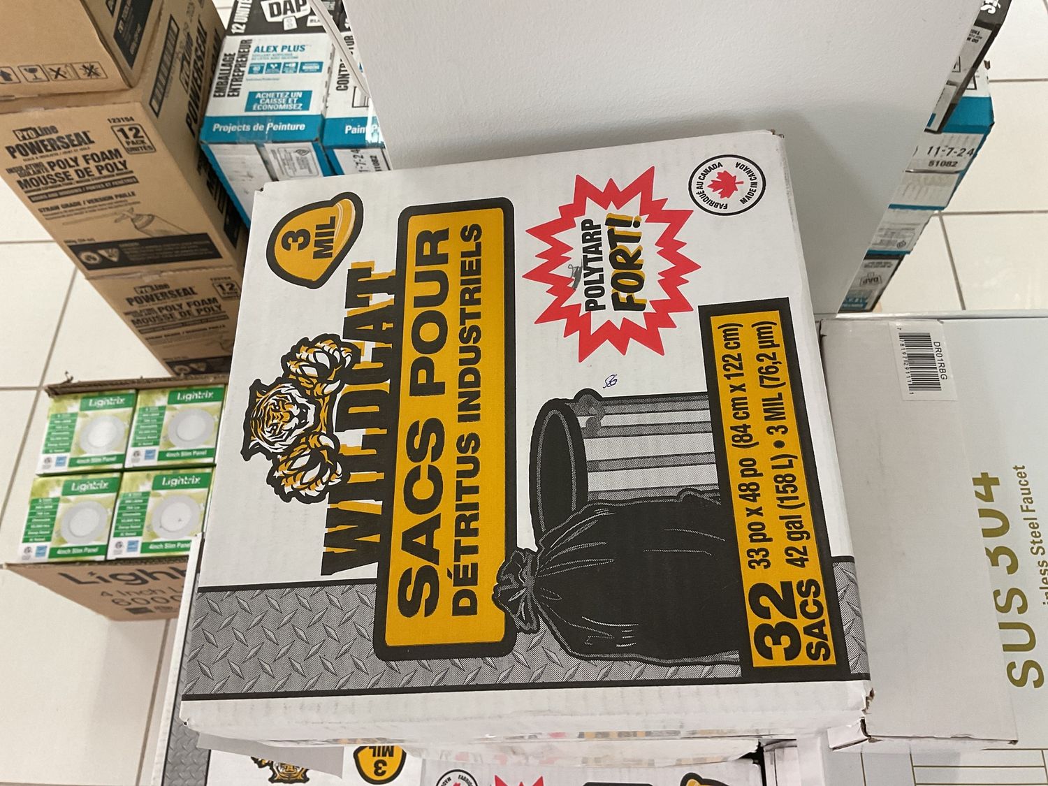 Garbage Bags black/clear