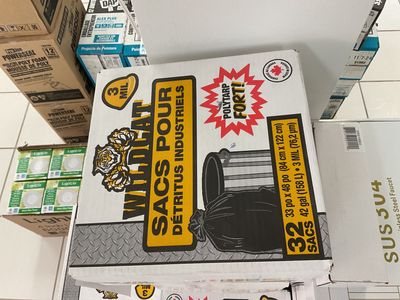 Garbage Bags black/clear