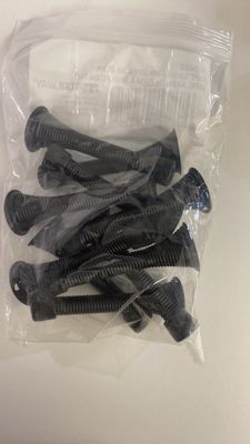 Spring Door Stopper Black 10 pc