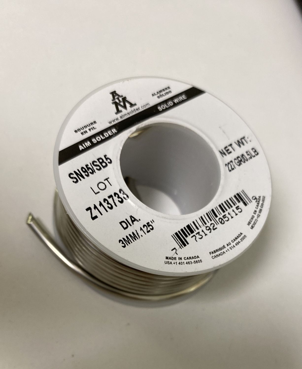 Oatey plumbing solder wire