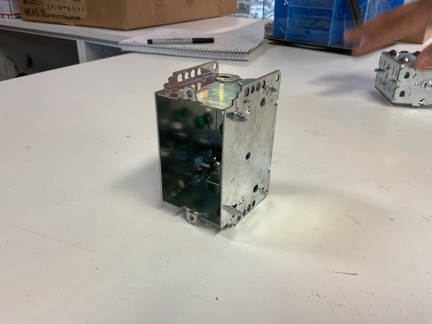 Single gang Metal box 3x2x2.5 welded