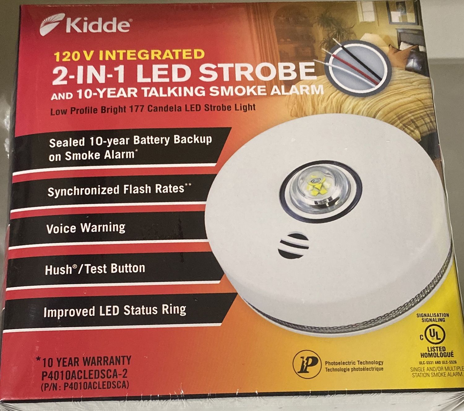 2 in 1 kidde Smoke Alarm
