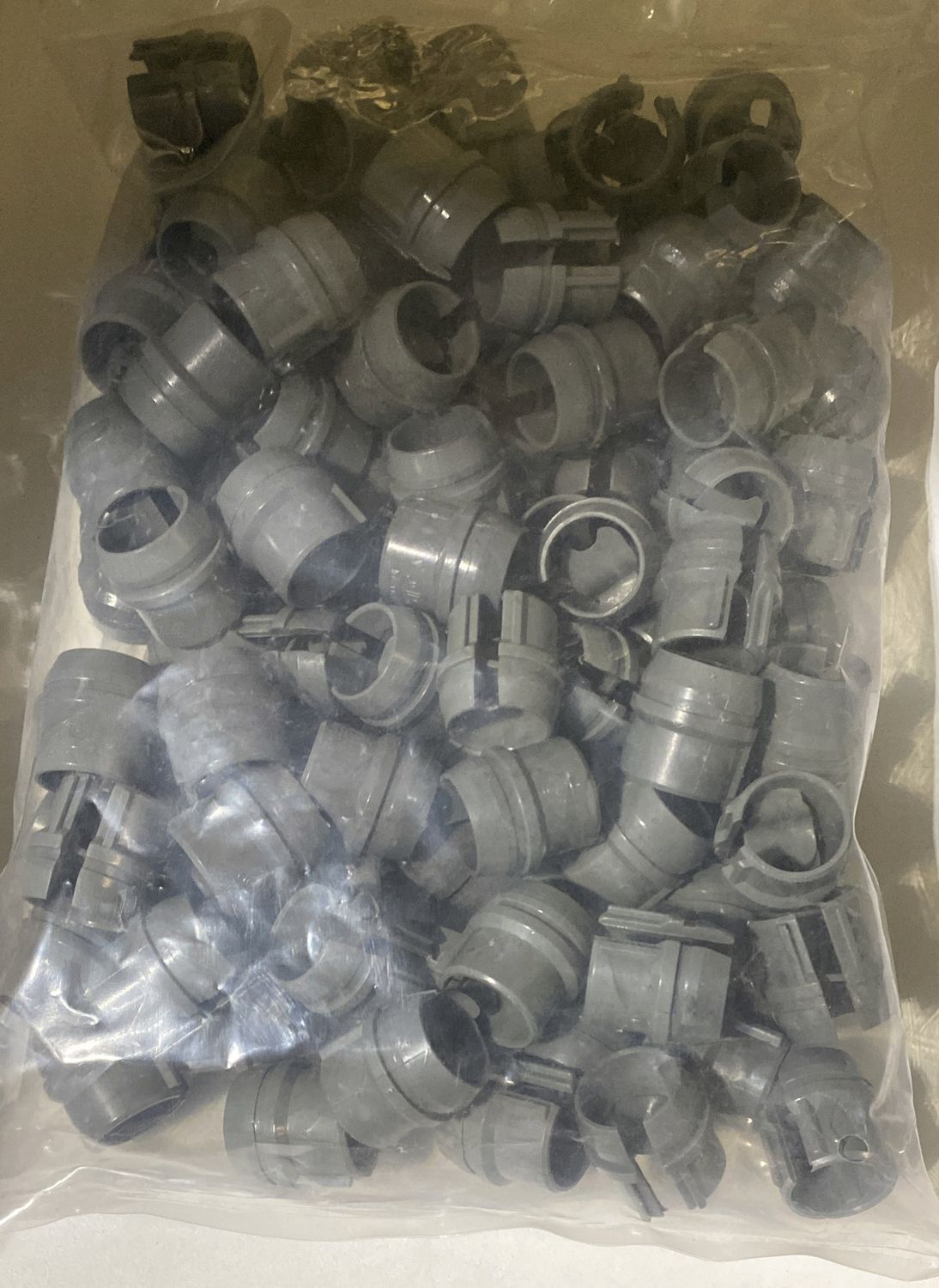 1/2 Gray Plastic Connectors