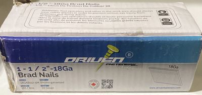 1 - 1/2 -18GA Brad Nails