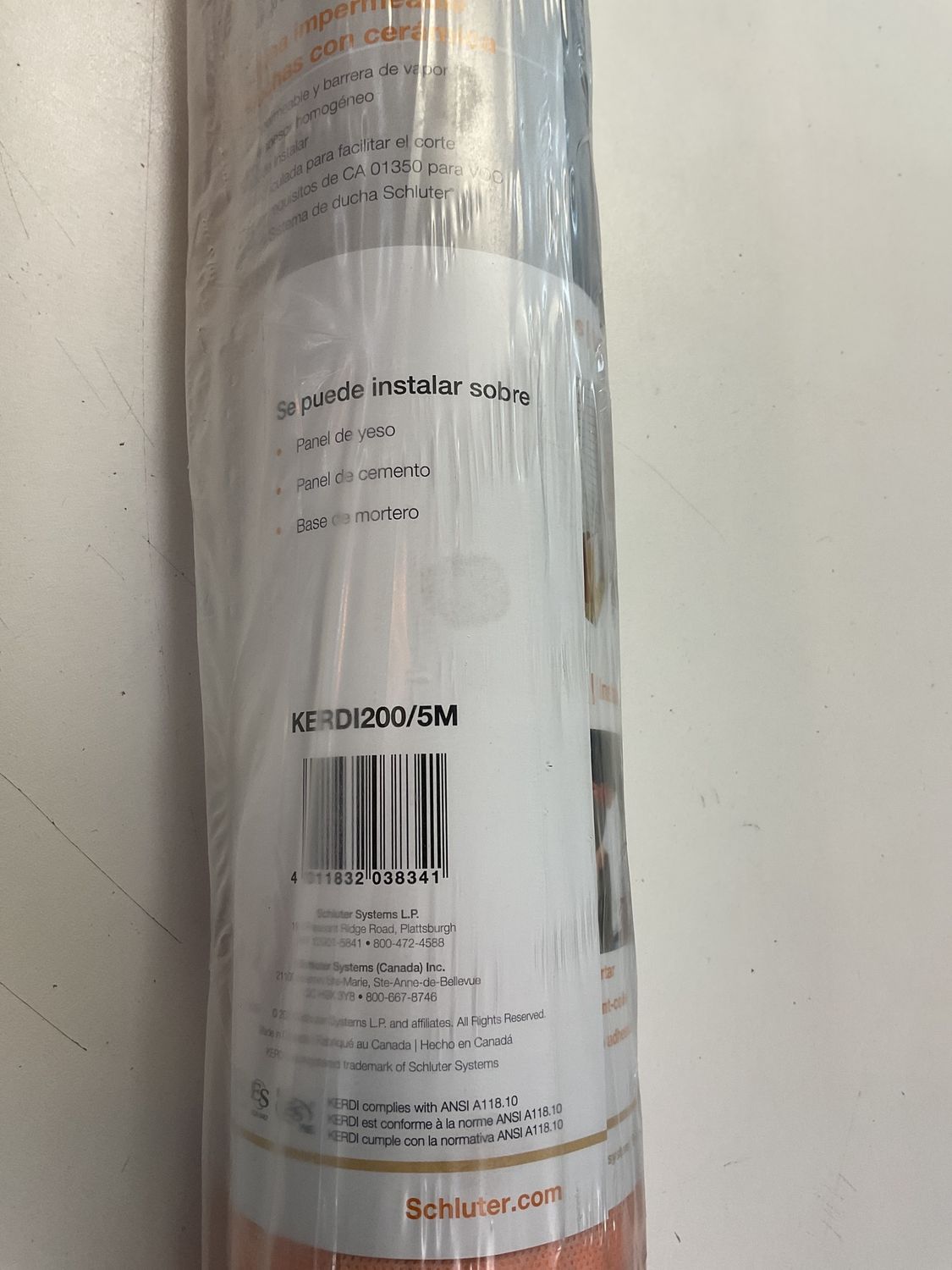 Schluter - KERDI Waterproofing Membrane 3' 3" x 16' 5" - 8 mil (54 sqft)