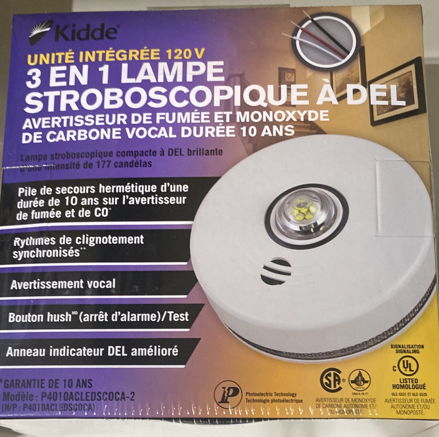 3 in 1 kidde Smoke Alarm