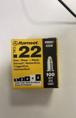 .22 cal load yellow