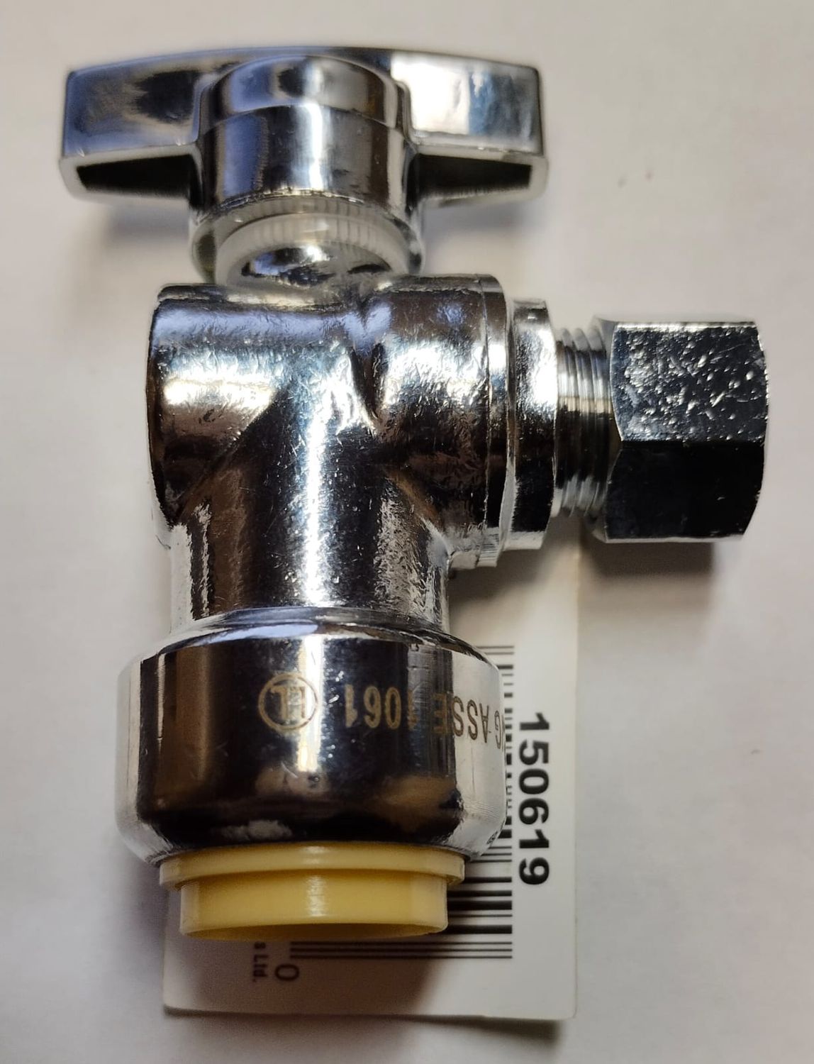 Brass Compression Angle Stop 1/2 x 3/8