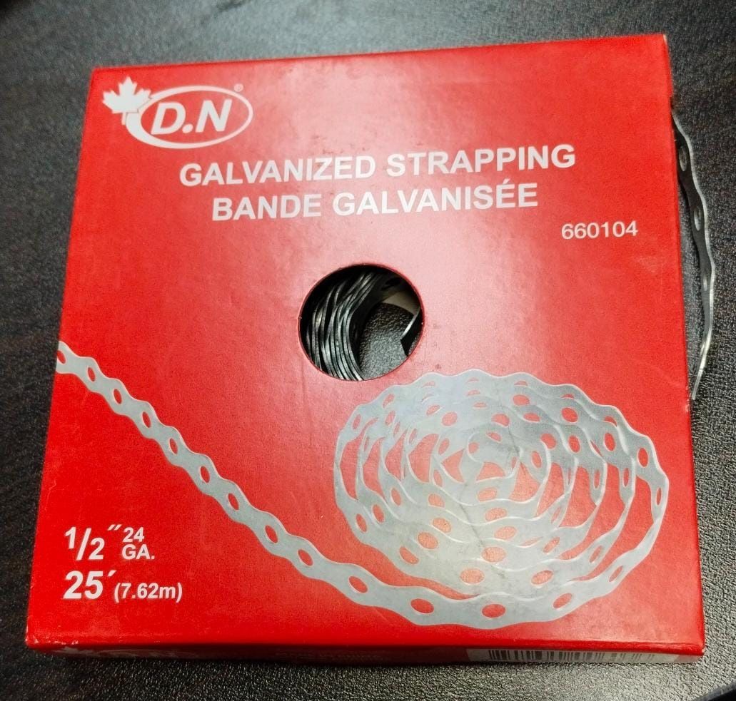 Galvanized Strapping 24GA