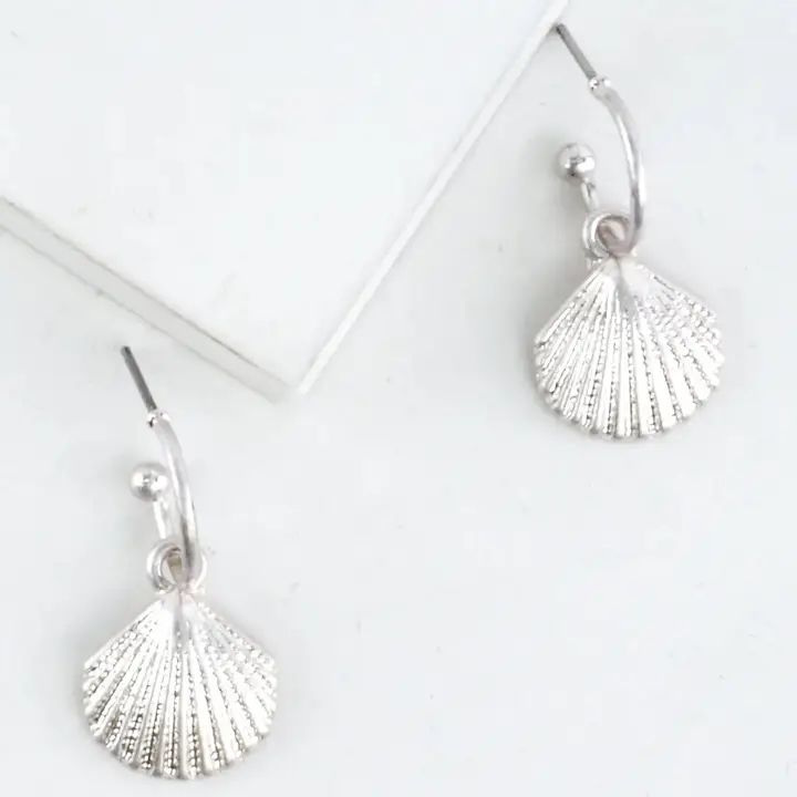 SHELL DROP EARRINGS