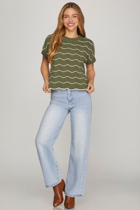 SCALLOP SWEATER