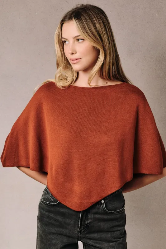 TATE PONCHO TOP