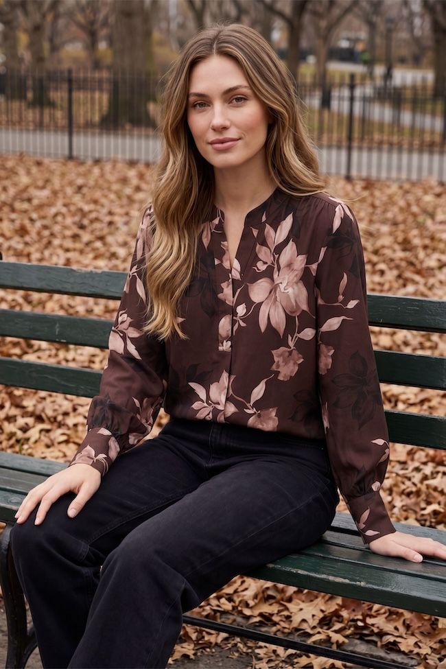 FALL FLORAL TOP