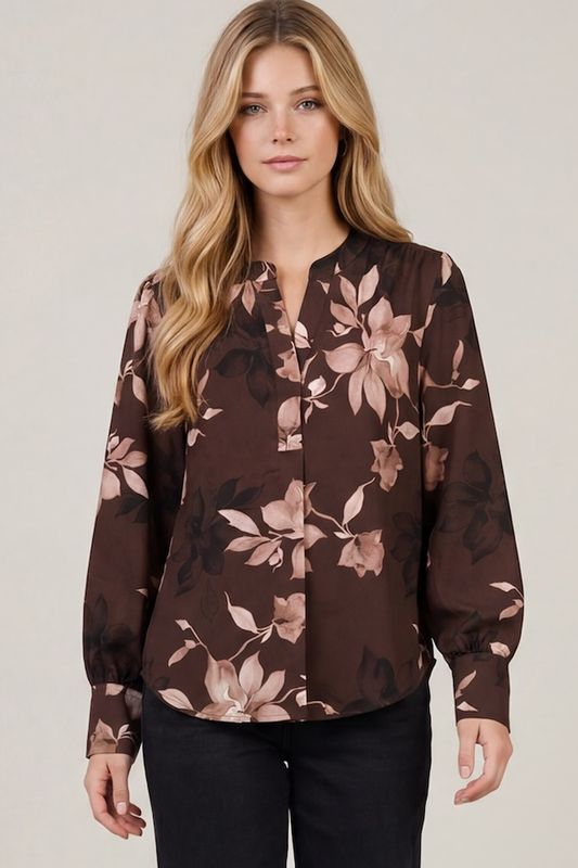 FALL FLORAL TOP