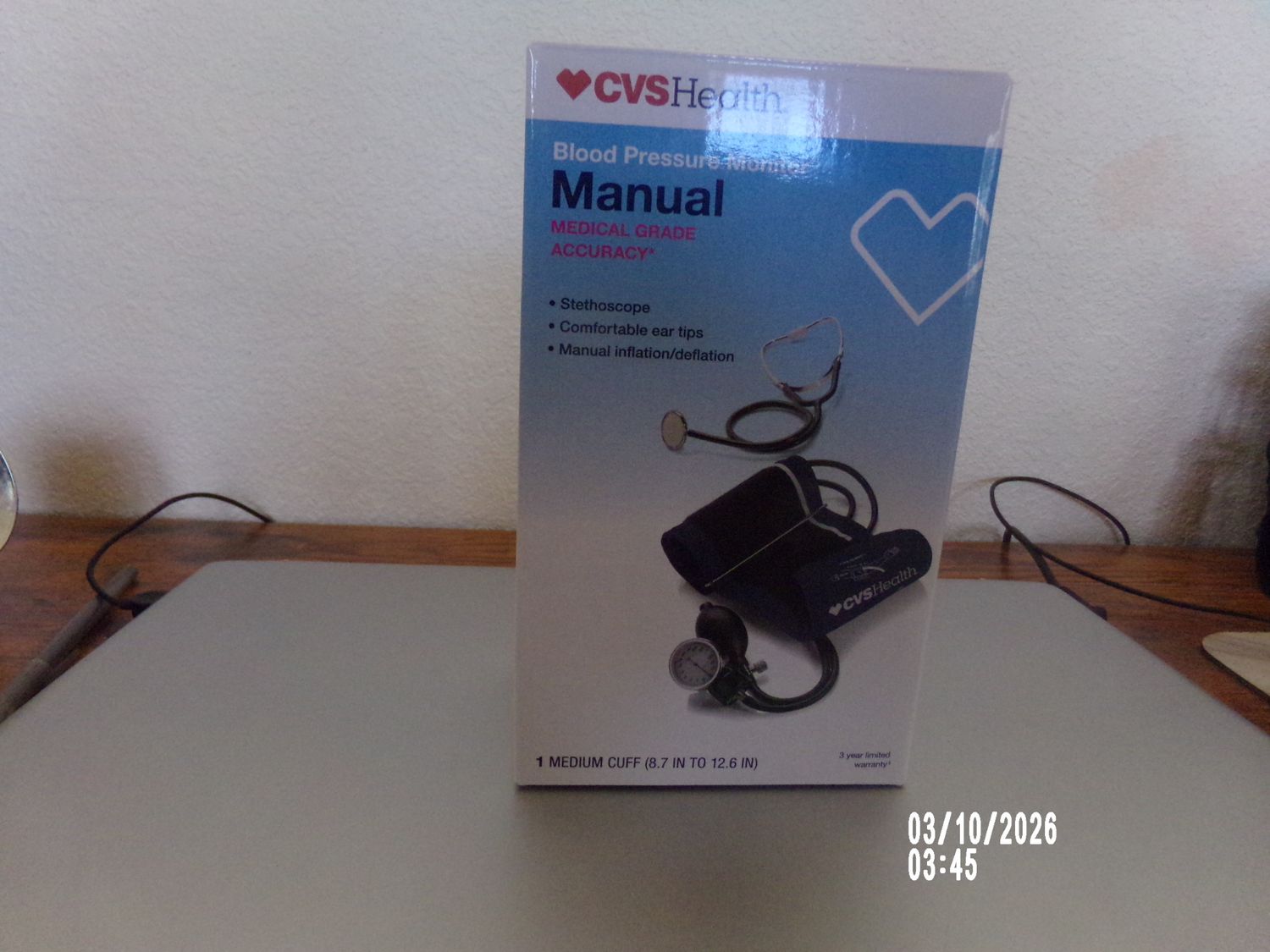 CVS Blood pressure kit - open box