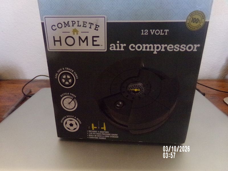 New  Complete Home 12V air compressor