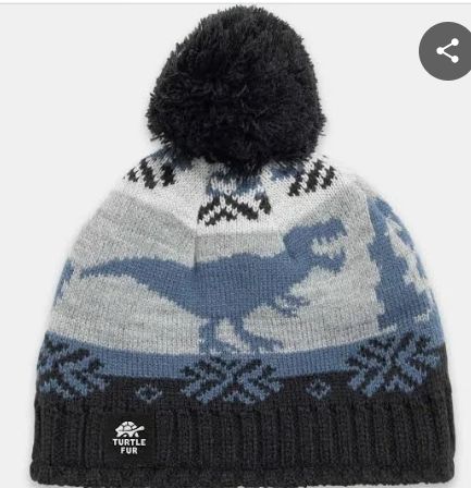 TURTLEFUR KID'S NORDIC DINO HAT