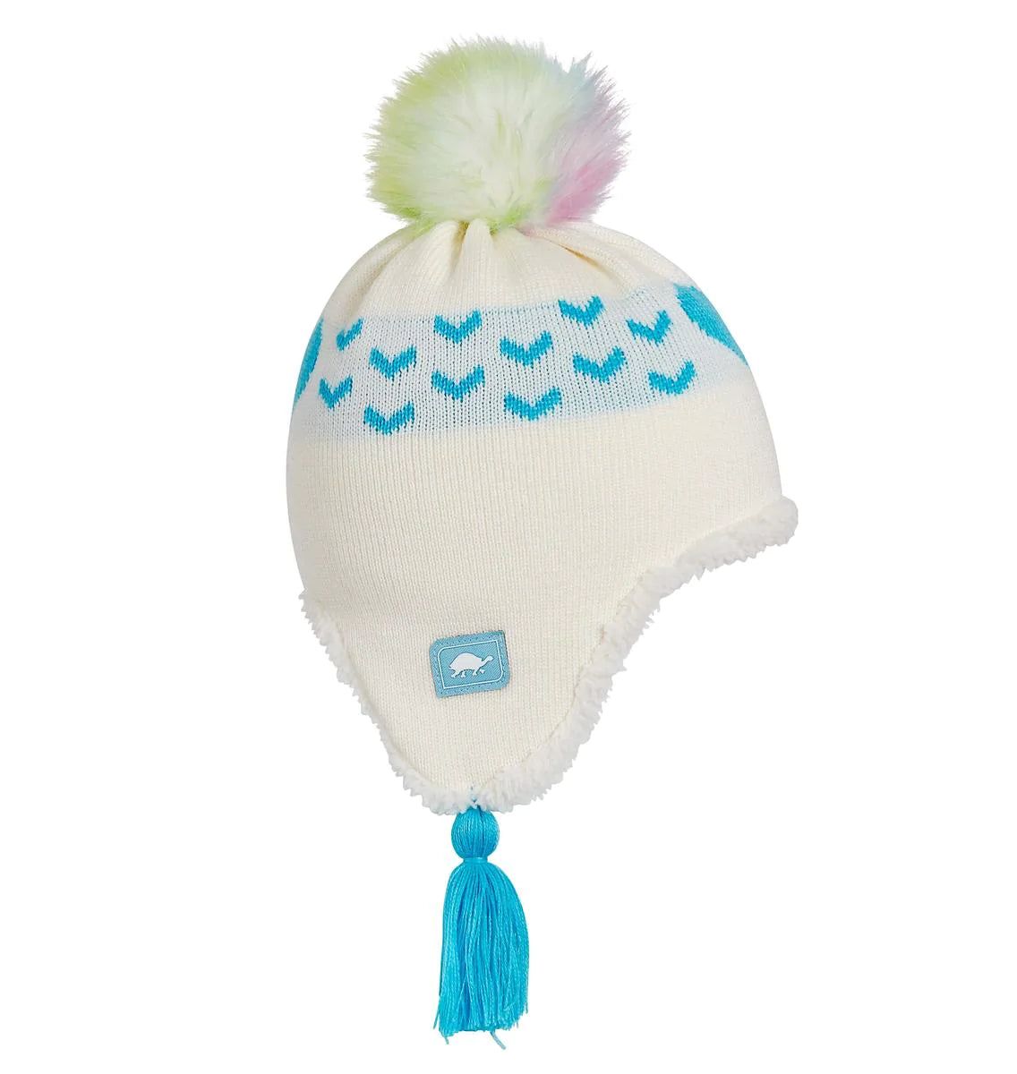 TURTLEFUR TODDLER SOPHIE HAT - TURQUOISE
