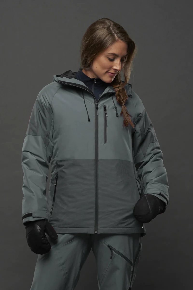 LIQUID BLANCA INSULATED WOMEN'S JACKET - GREY GREEN