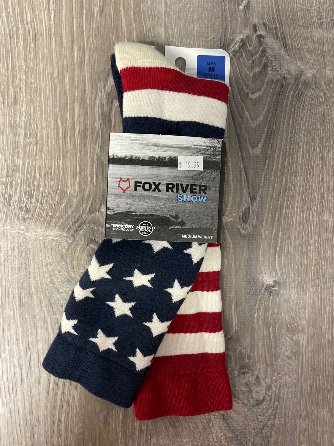 FOX RIVER SNOW - OLD GLORY SOCKS