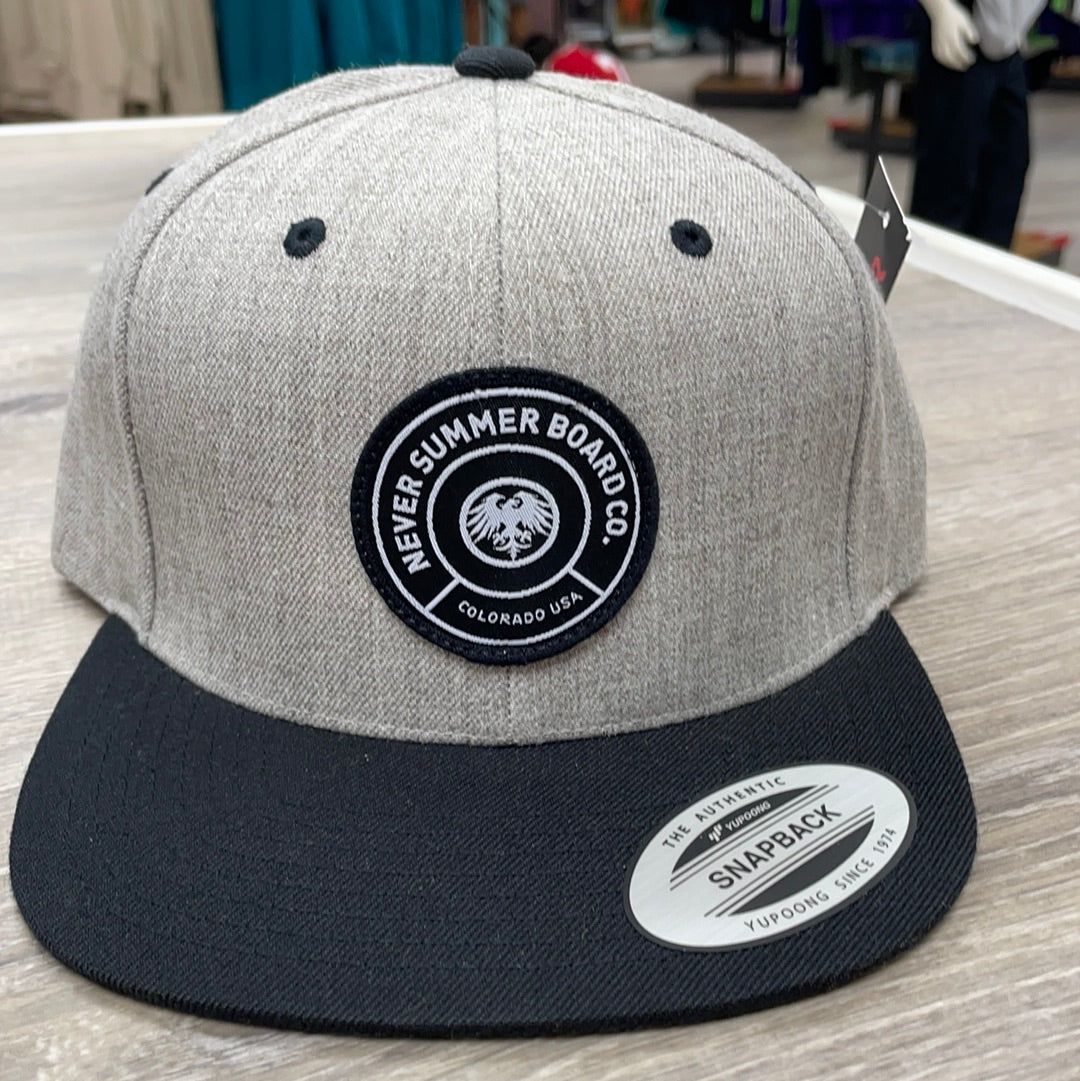 NEVER SUMMER BOARD CO SNAPBACK HAT