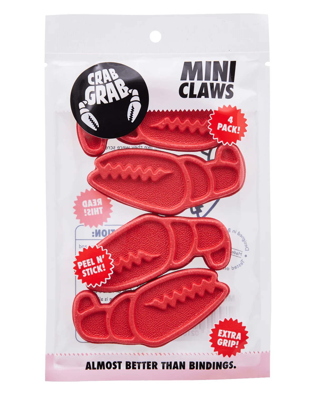 CRAB GRAB MINI CLAWS - RED