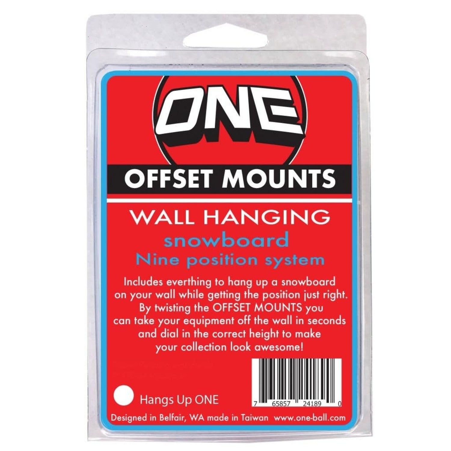 Oneball Offset Mounts - One Board