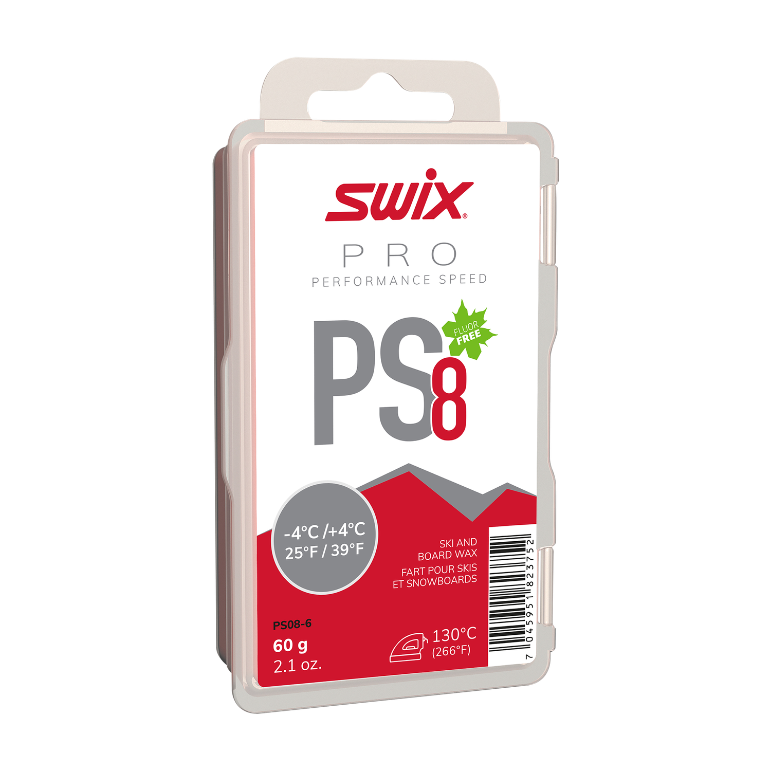 Swix PS8 Red -4°C/+4°C, 60g